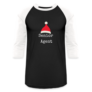 Senior Agent Baseball T-Shirt - black/white