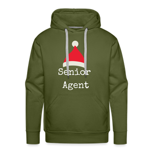Senior Agent Men’s Premium Hoodie - olive green