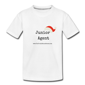 Open image in slideshow, Junior Agent Kids&#39; Premium T-Shirt - white
