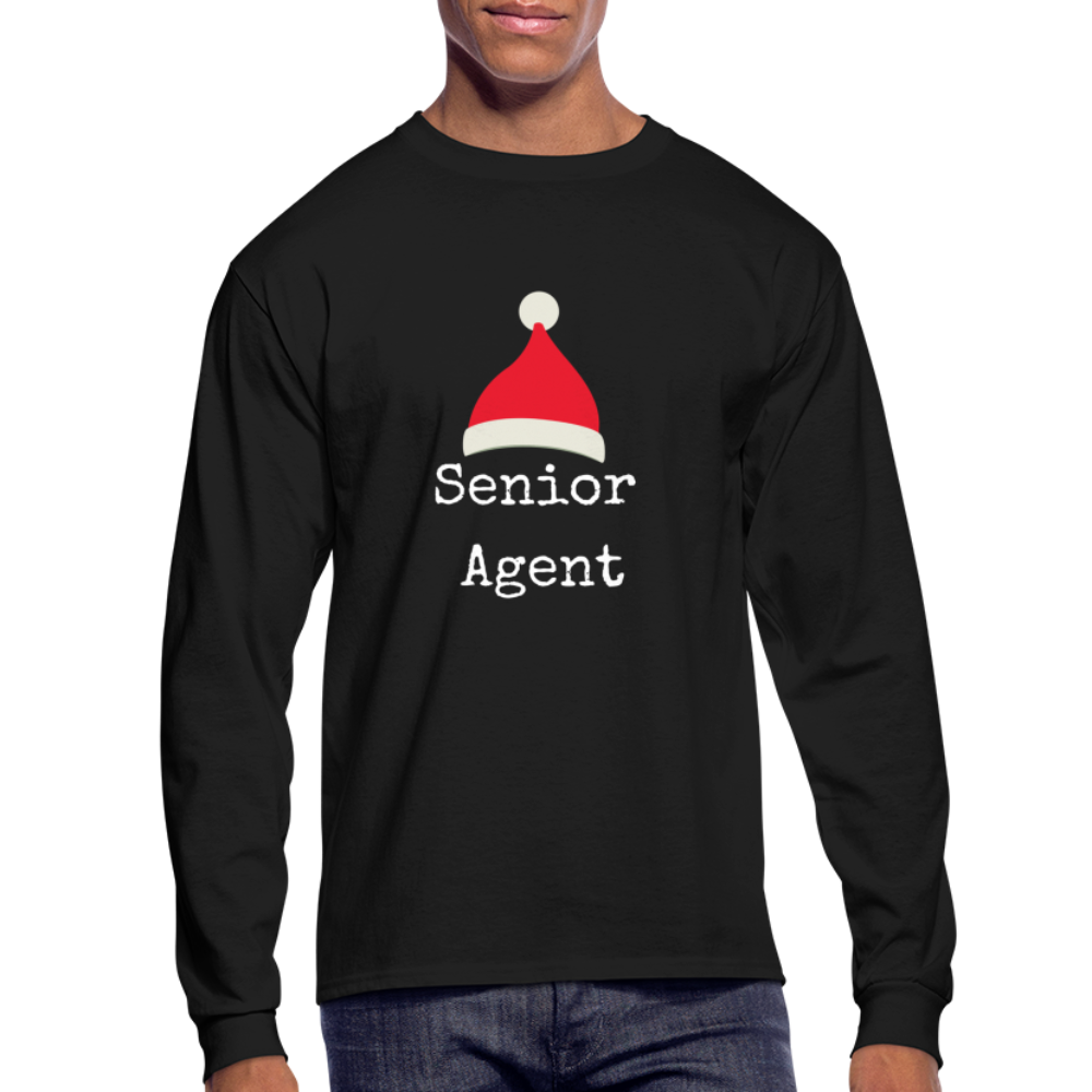 Senior Agent Men's Long Sleeve T-Shirt - black